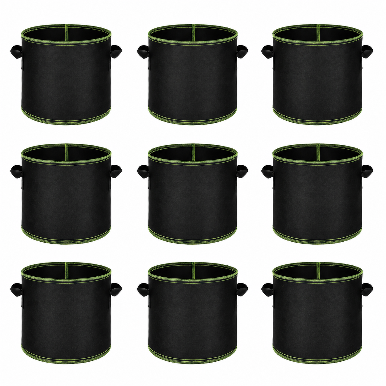 🌱 3-Pack 5 Gallon Grow Bags – Heavy Duty Aeration Fabric Pots with Handles for Vegetables, Flowers & Fruits 🪴