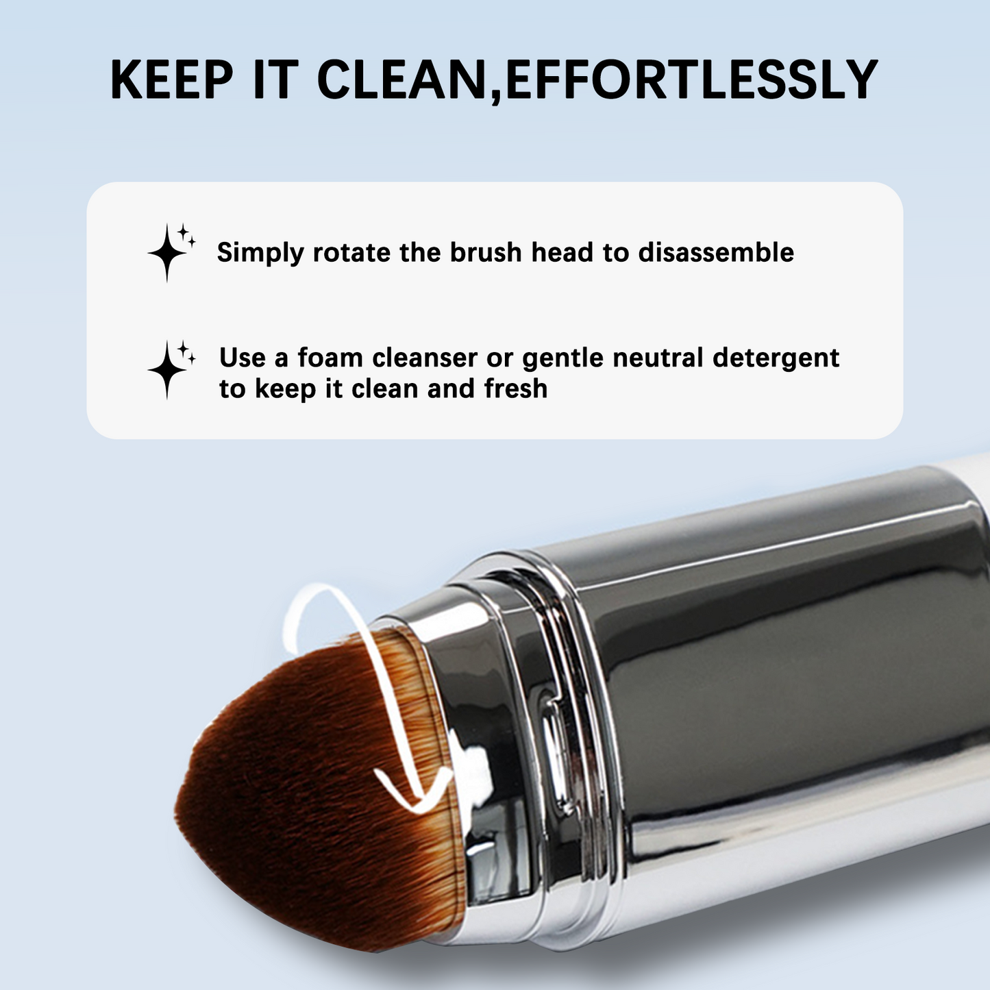 Skin-Like Dewy Foundation Stick No Shade Guessing • Adapts to Most Skin Tones • Non-Greasy, Buildable Coverage