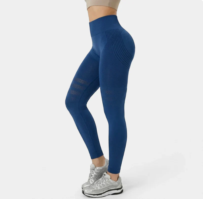 High Waisted And Hip Lifting Yoga Elastic Quick Drying Tight Pants ⭐