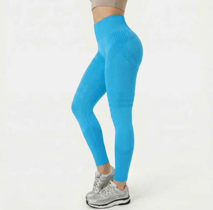 High Waisted And Hip Lifting Yoga Elastic Quick Drying Tight Pants ⭐