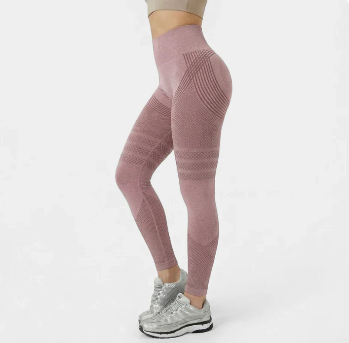 High Waisted And Hip Lifting Yoga Elastic Quick Drying Tight Pants ⭐