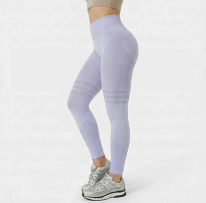 High Waisted And Hip Lifting Yoga Elastic Quick Drying Tight Pants ⭐