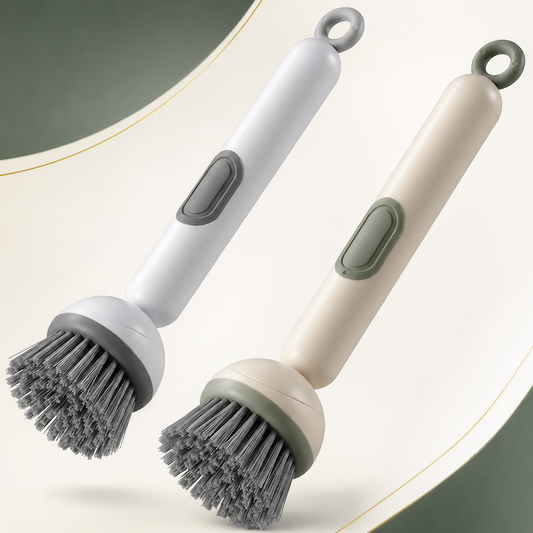 Versatile Soap Dispensing Dish Brush - Perfect Housewarming Gift