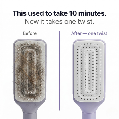 Gokeepy Hairbrush-Your Hairbrush Shouldn't Need a Deep Clean.