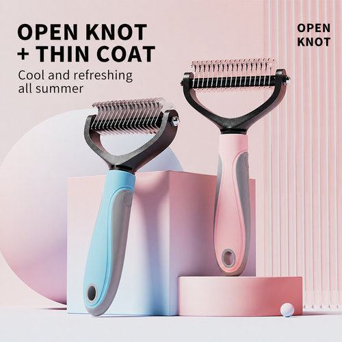 🐾 Buy One, Get One Free 🧹 Double-Sided Brush for Cats & Dogs 🐶