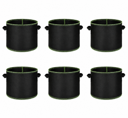 🌱 3-Pack 5 Gallon Grow Bags – Heavy Duty Aeration Fabric Pots with Handles for Vegetables, Flowers & Fruits 🪴