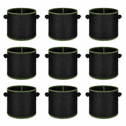 🌱 3-Pack 5 Gallon Grow Bags – Heavy Duty Aeration Fabric Pots with Handles for Vegetables, Flowers & Fruits 🪴