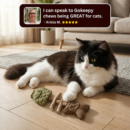 Catnip & Silvervine Chew