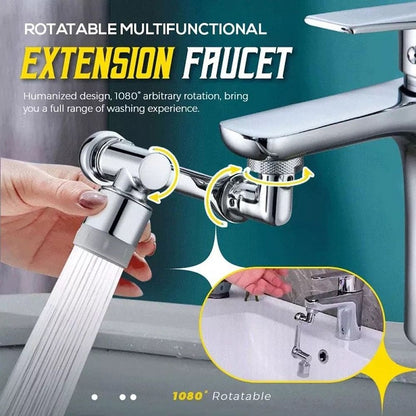 Buy One Get One:Reach Every Corner of Your Sink – 1080° Rotating Faucet with Dual Spray Modes