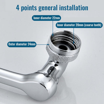 Buy One Get One:Reach Every Corner of Your Sink – 1080° Rotating Faucet with Dual Spray Modes