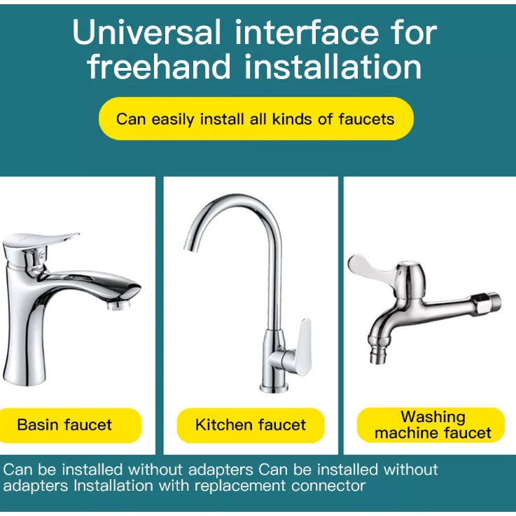 Buy One Get One:Reach Every Corner of Your Sink – 1080° Rotating Faucet with Dual Spray Modes