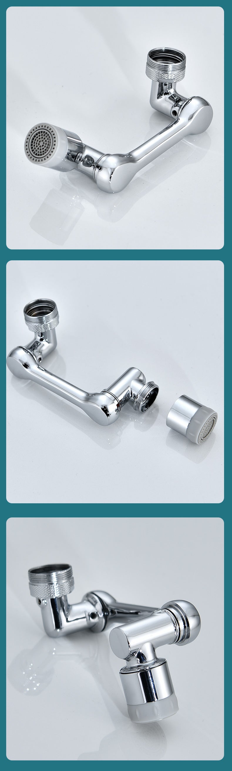 Buy One Get One:Reach Every Corner of Your Sink – 1080° Rotating Faucet with Dual Spray Modes