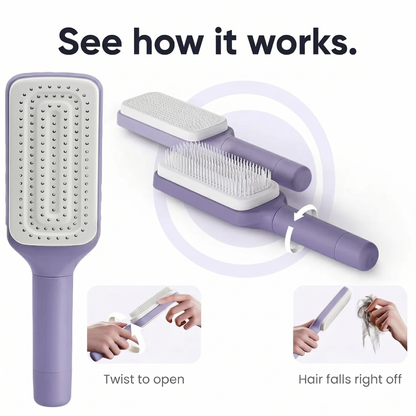Gokeepy Hairbrush-Your Hairbrush Shouldn't Need a Deep Clean.