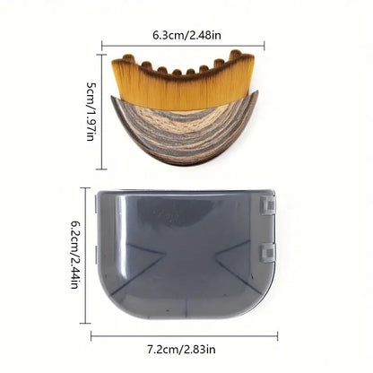 Reduce Face & Neck Puffiness in Minutes Lymphatic Massage Brush to Smooth Wrinkles & Sculpt a Slimmer Face