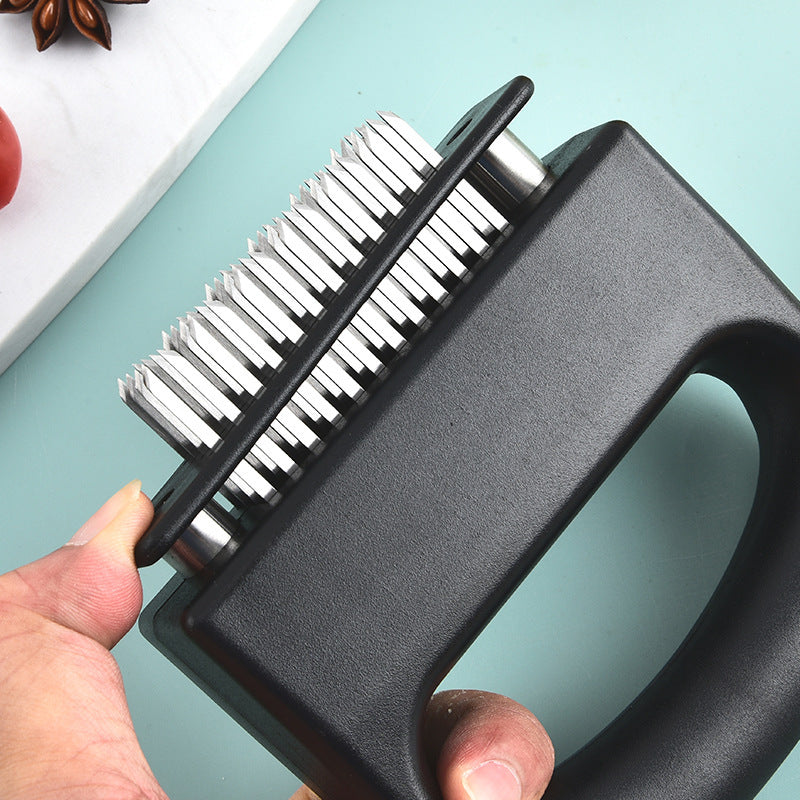 🥩 Professional Meat Tenderizer | Spring-loaded Design