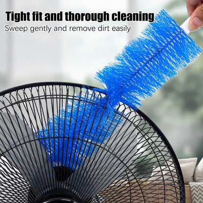 Gokeepy tight-fit fan cleaning brush in use