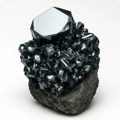 Hematite Bracelet--Natural Energy & Balance Support