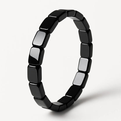 Hematite Bracelet--Natural Energy & Balance Support