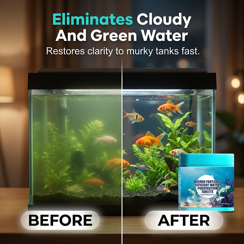 High-Efficiency Aquarium Water Cleaning Tablets