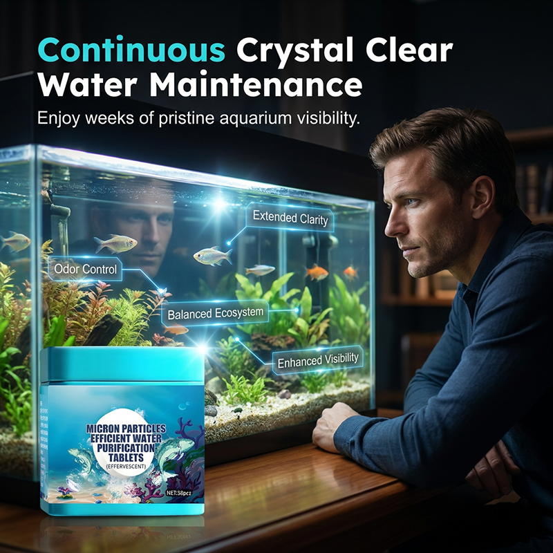 High-Efficiency Aquarium Water Cleaning Tablets