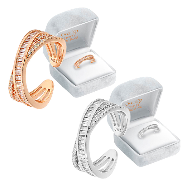 1 Stück Silber + 1 Stück Roségold 🔥40% RABATT🔥 €29.97