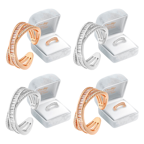 2 Stück Silber + 2 Stück Roségold 🔥50% RABATT🔥 €49.97