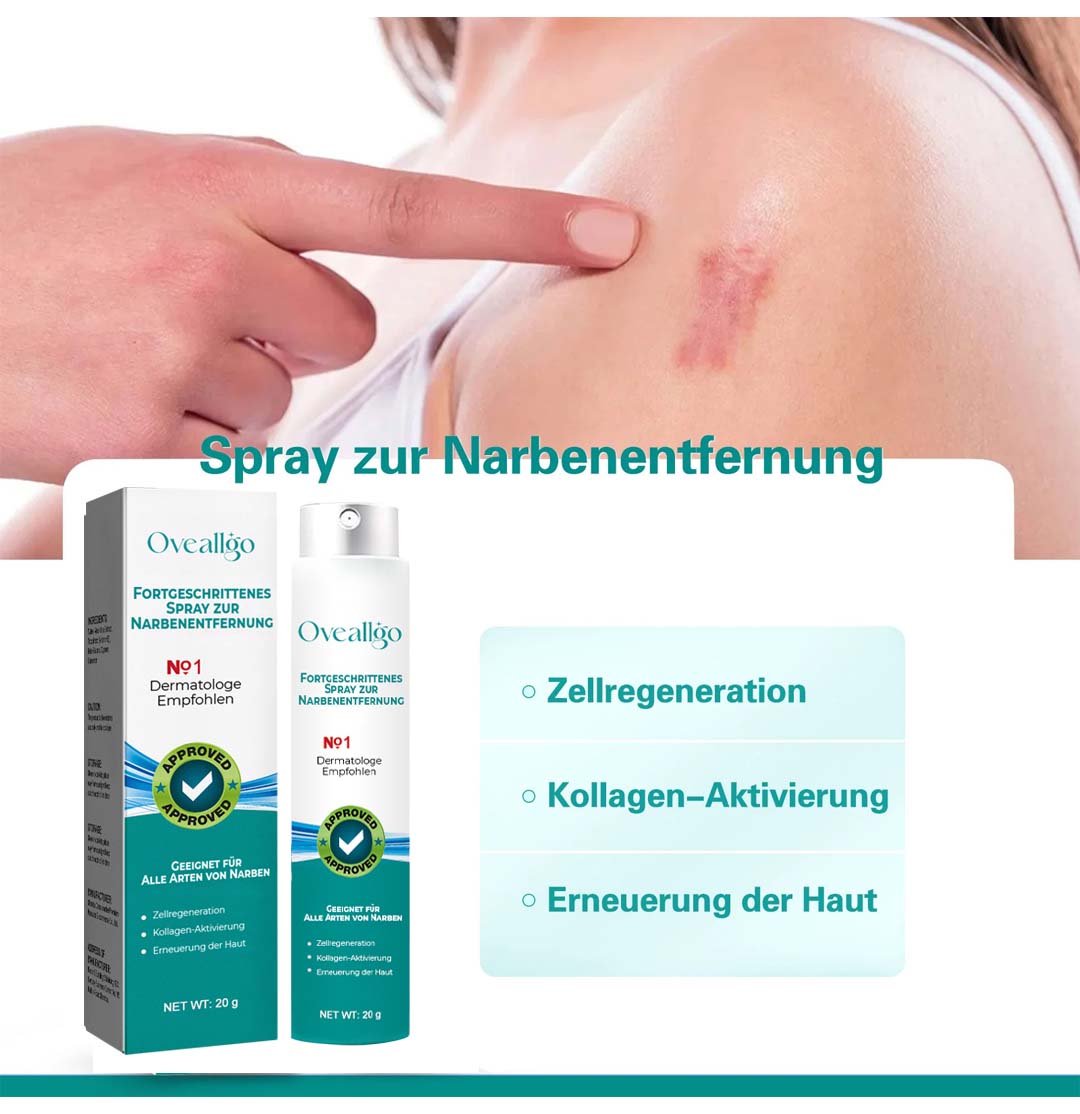 Oveallgo™ LUX Fortgeschrittenes Spray zur Narbenentfernung