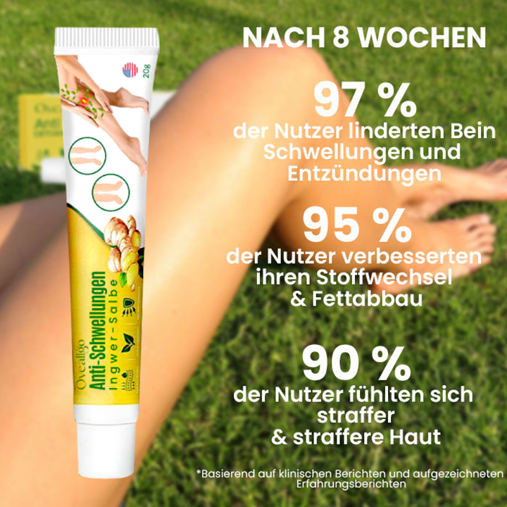Oveallgo™ Profi AnschwellenAuswärts Bein Comfort Ingwer-Salbe