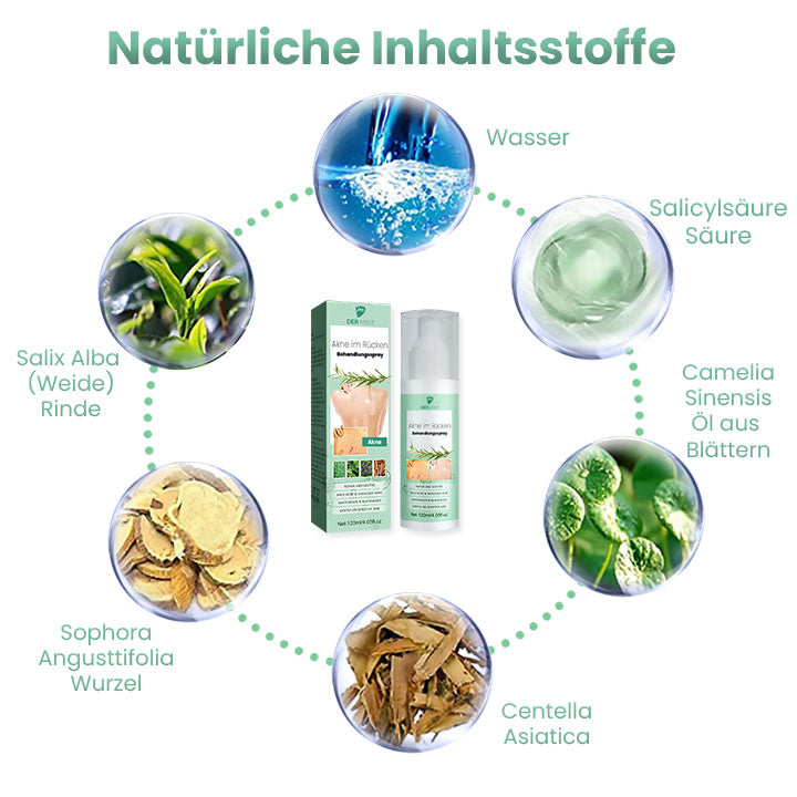 DerMist Rücken Akne Behandlung Kräuterspray