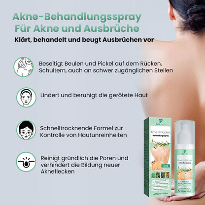 German DerMistPRO Rücken Akne Behandlung Kräuterspray