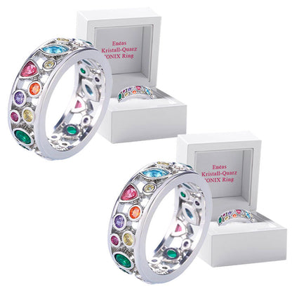 Enéas Stilvoll Kristall-Quarz Ring
