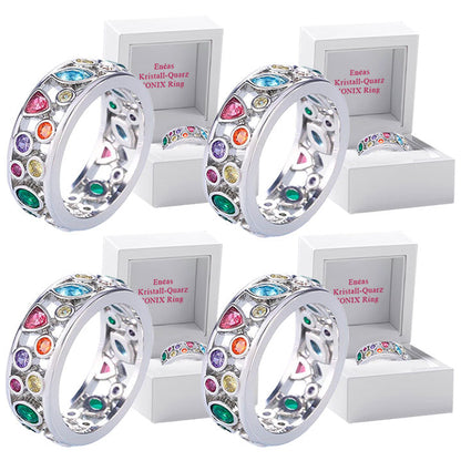 Enéas Stilvoll Kristall-Quarz Ring