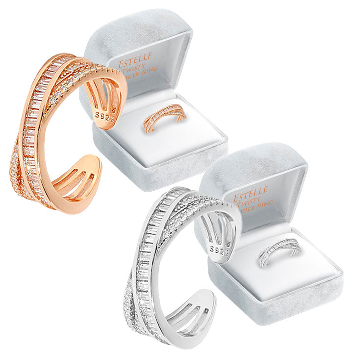 1 Stück Silber + 1 Stück Roségold 🔥40% RABATT🔥 €29.97