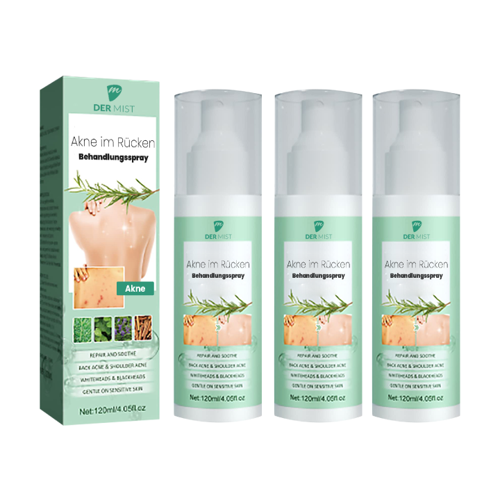 DerMist Rücken Akne Behandlung Kräuterspray