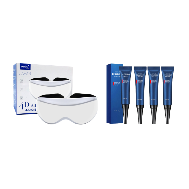 LANGFRISTIGES WOHLBEFINDEN (Massagegerät + 4 Stücke Augengel) - €59.97🔥80 % RABATT🔥