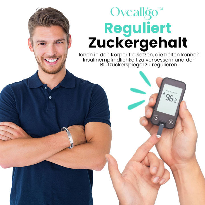Oveallgo™ Apus Ion PROX Therapeutisches SugarDown Titan Armband