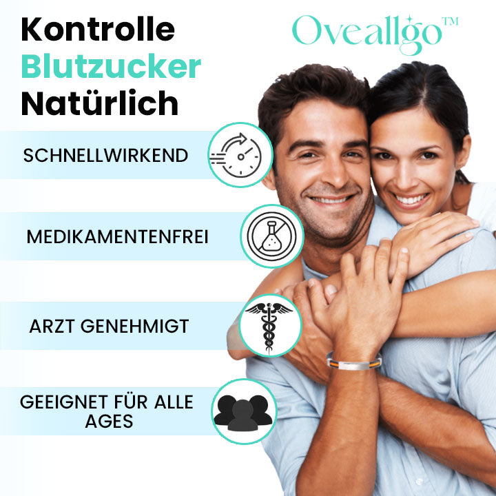 Oveallgo™ Apus Ion X Therapeutisches SugarDown Titan Armband
