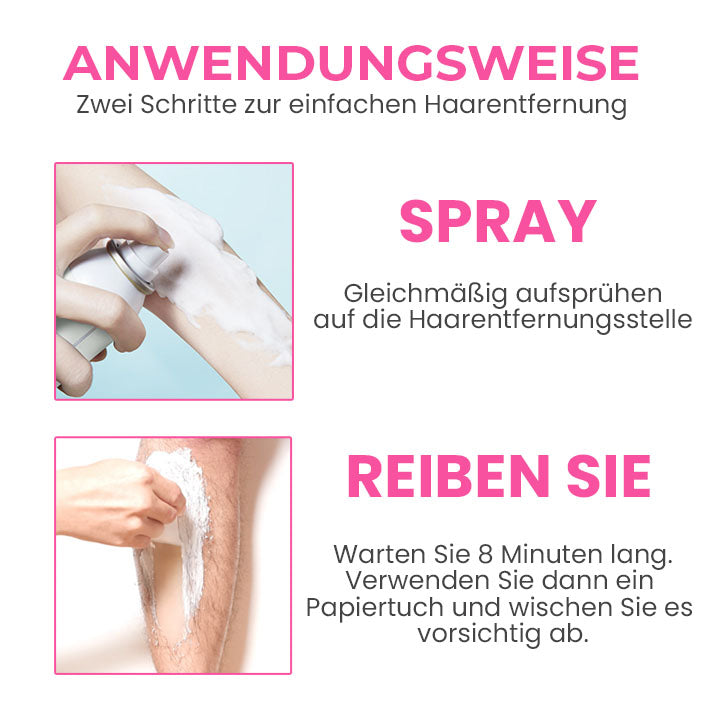 Oveallgo™ GlatterSchwung PURI Bienenwachs-Haarentfernungsmousse