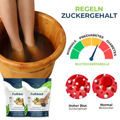 Oveallgo™ Profi Natürlich Entgiftung Blutzucker-Balance Fußbad-Perlen