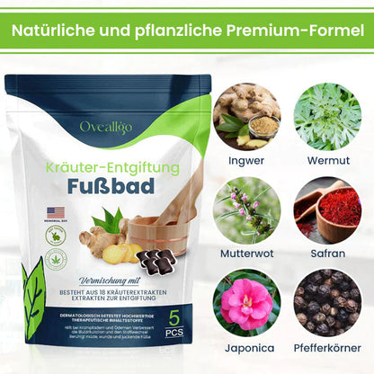 Oveallgo™ Natürlich Entgiftung Blutzucker-Balance Fußbad-Perlen