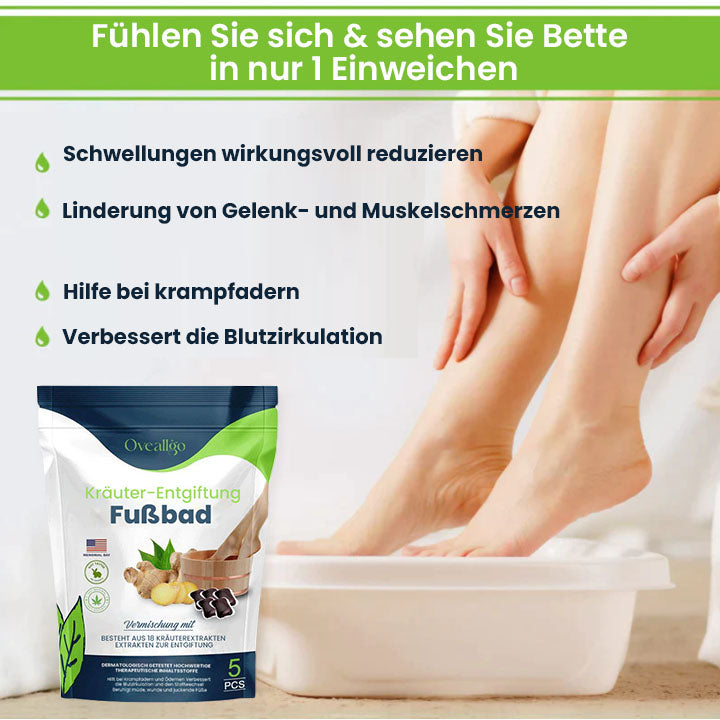 Oveallgo™ PLUS Kräuter-Entgiftungs-Fußbad-Perlen