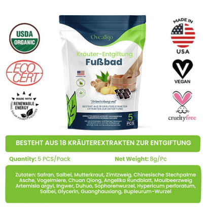 Oveallgo™ Natürlich Entgiftung Blutzucker-Balance Fußbad-Perlen