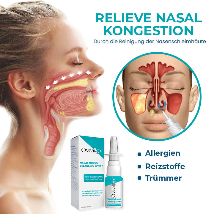 Oveallgo™ Profi Nasenschleim-Reinigungsspray