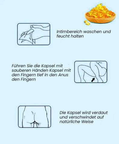 Pflege+™ Natürliche Kräuterstarke Hämorrhoiden-Kapseln
