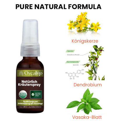 Oveallgo™ Natürliches X Kräuterspray zur Unterstützung von Lunge und Atemwegen
