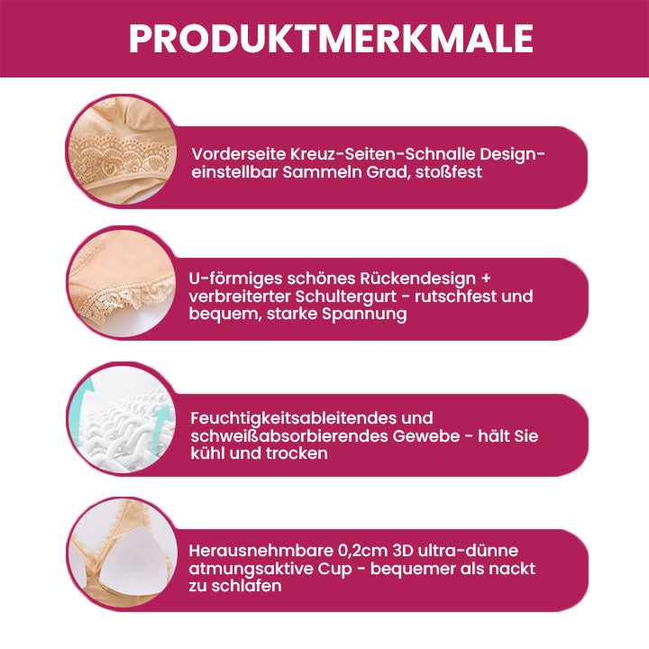 Oveallgo™ LUX Turmalin formender, kabelloser, seidiger BH
