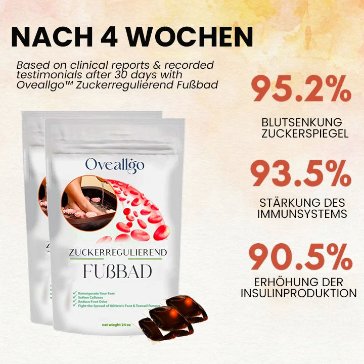 Oveallgo™ Zucker Regulierendes Pflanzliches Fußbad