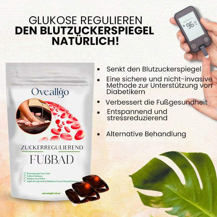 Oveallgo™ Zucker Regulierendes Pflanzliches Fußbad