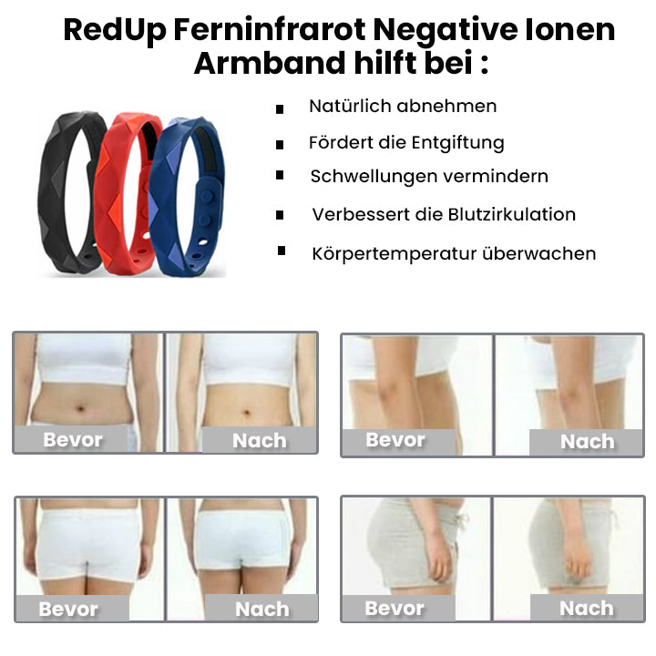 Oveallgo™ RedUp PURI Ferninfrarot Negative Ionen Armband