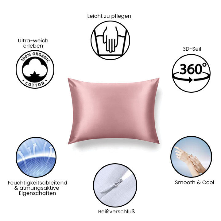 Thiccfitts™ Luxe Wunder Silk Anti-Acne Kopfkissenbezug